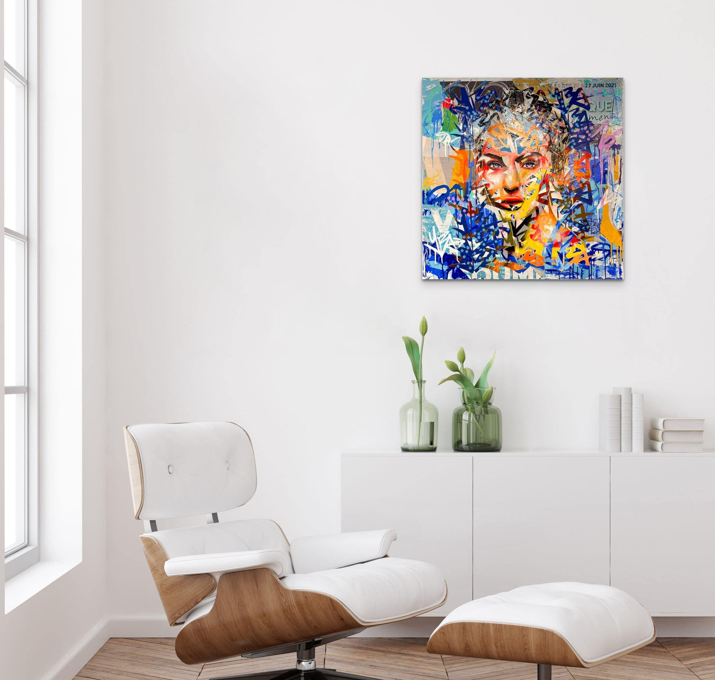 Améthyste IX (Original mixed-media on canvas) by Yoann Bonneville - Signature Fine Art