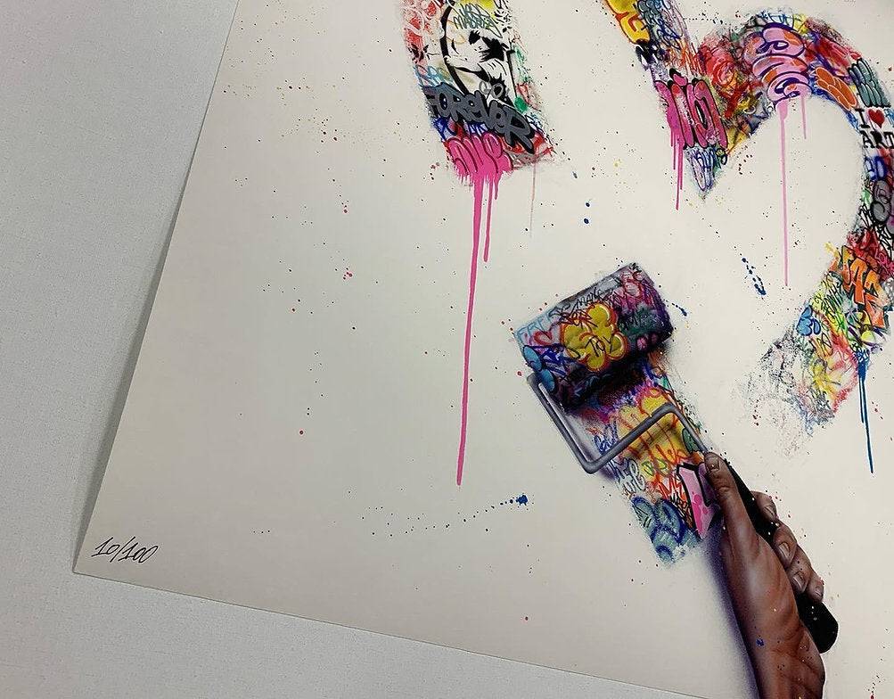 Color Your Love (Limited Edition Print) by Onemizer - Signature Fine Art