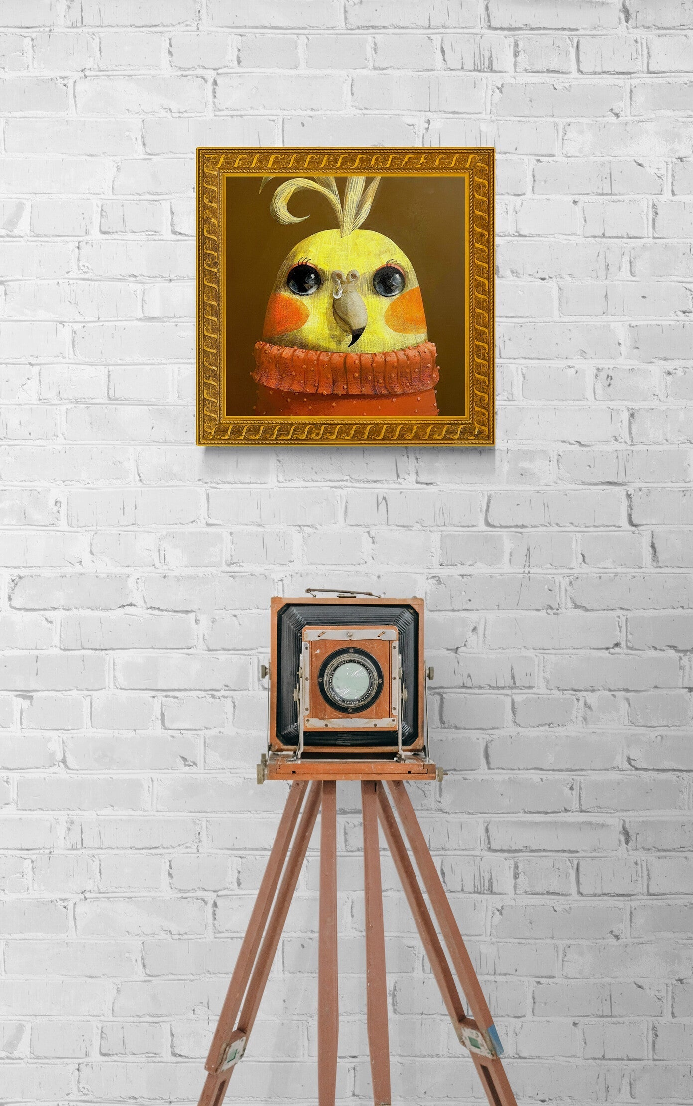 Eye power and looseness of the nose by Akio Harada by Akio Harada - Signature Fine Art