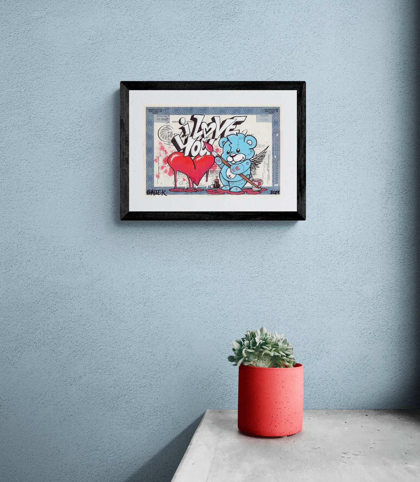I love you (print) by Shadee K. - Signature Fine Art