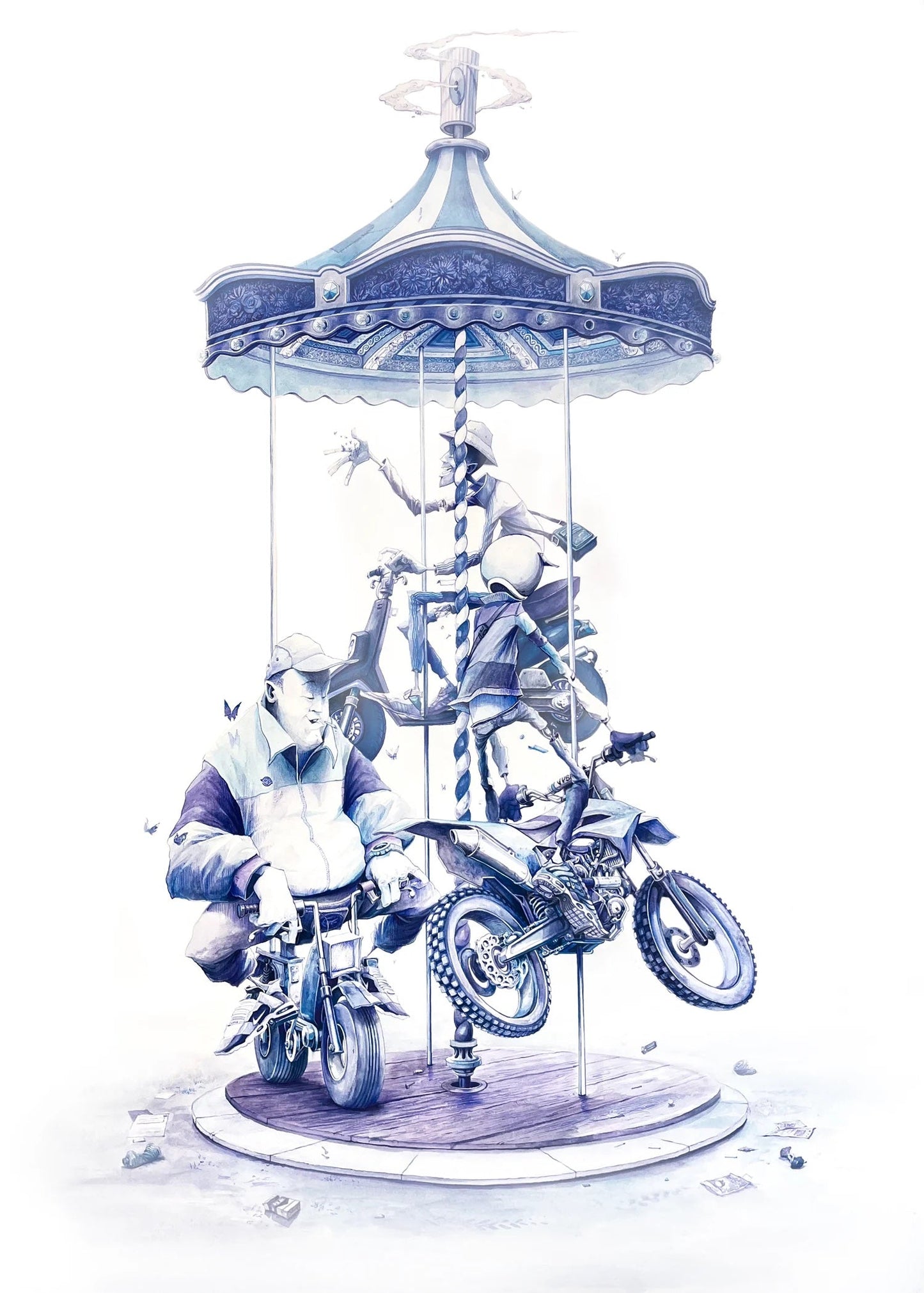 Mon manège à moi by Maye by Maye - Signature Fine Art