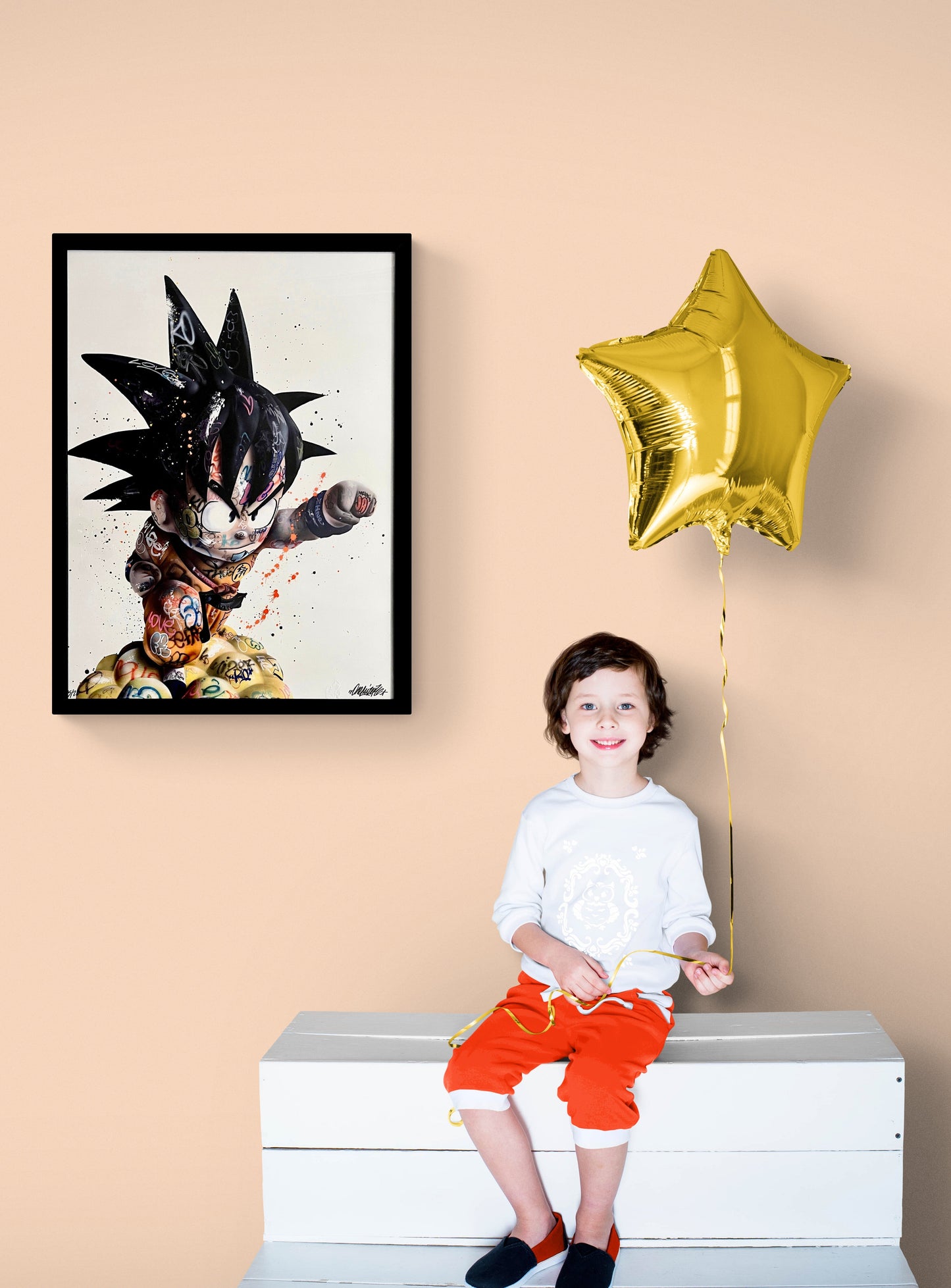 Son Gokool by Onemizer (Official Hand-Embellished limited edition print) by Onemizer - Signature Fine Art