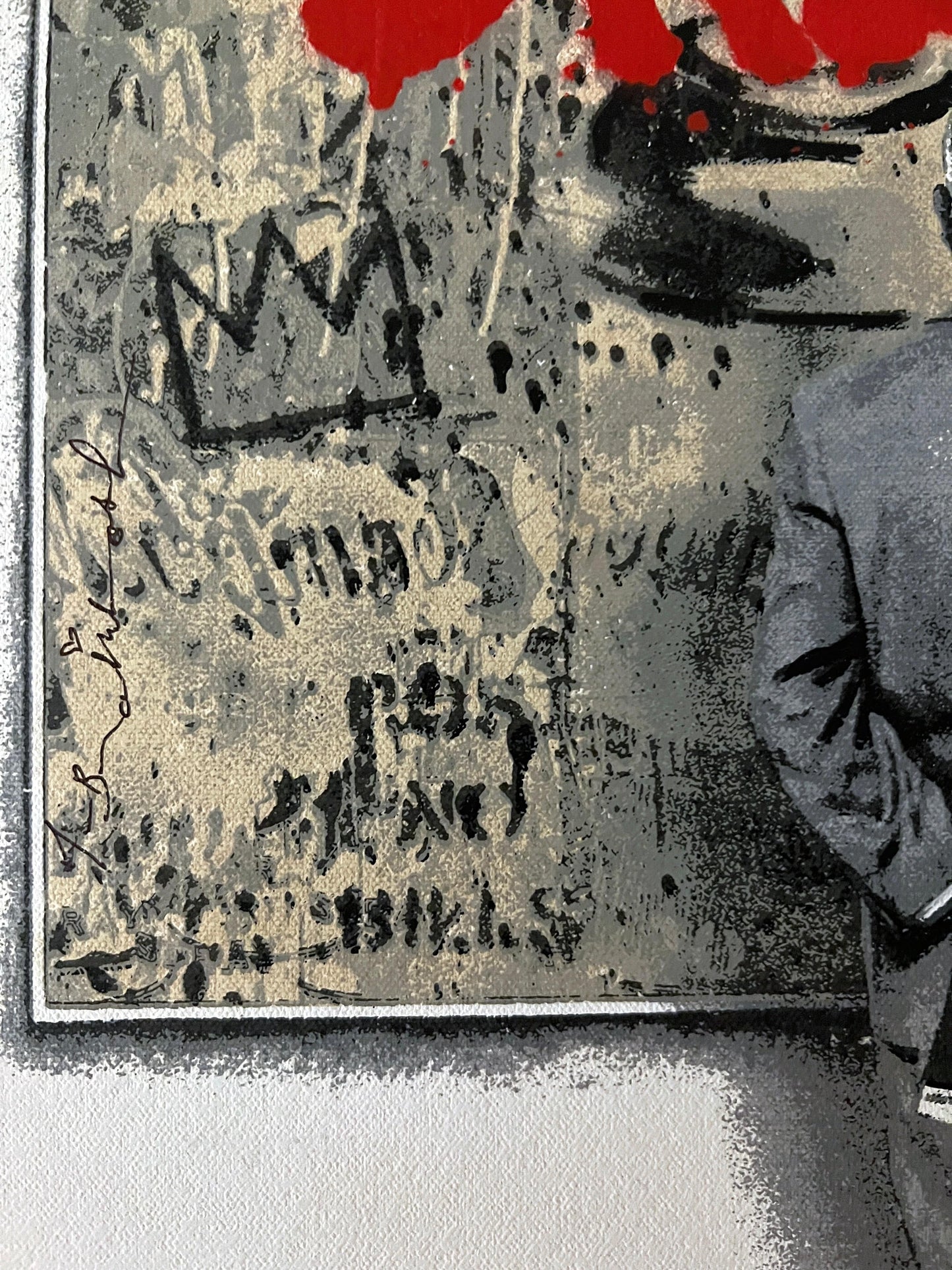 Street Connoisseur
 (Screen print on canvas) by Mr. Brainwash - Signature Fine Art