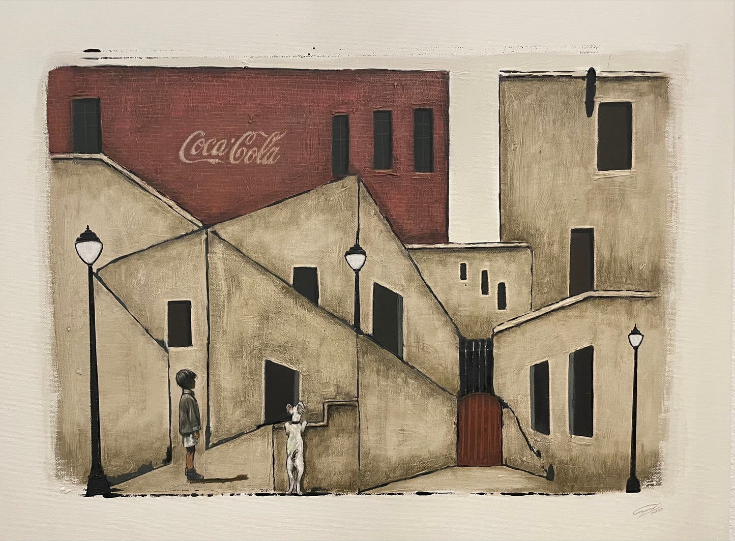 The Boy and his stray dog Carmen Carpena