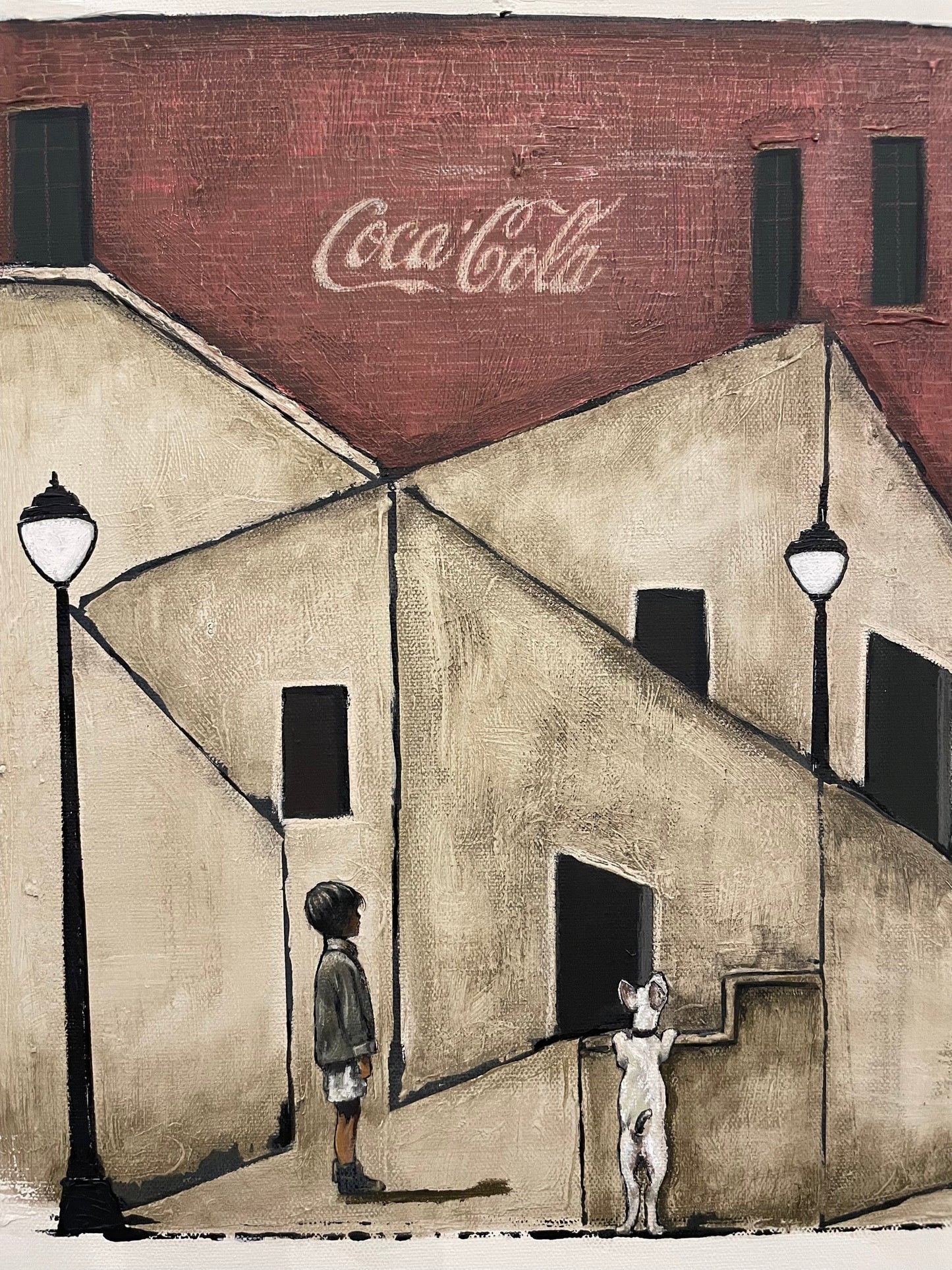 The Boy and his stray dog Carmen Carpena