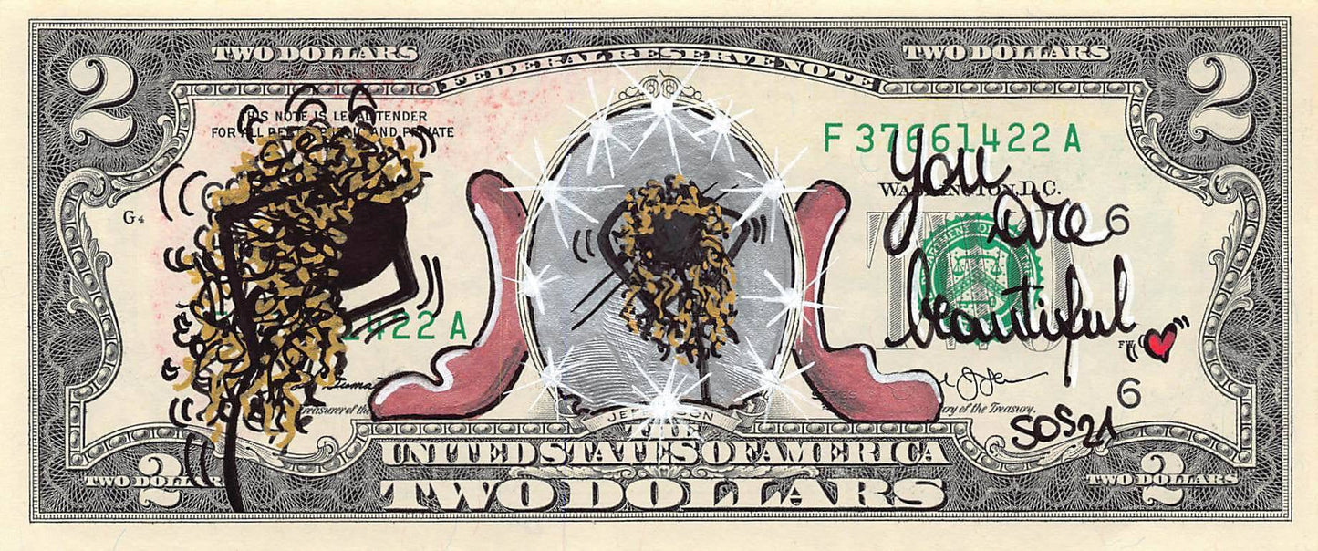 You are beautiful by SOS (Save Our Souls) - Signature Fine Art