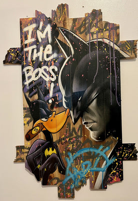 I'm the Boss Batman! by Daru by Daru - Signature Fine Art