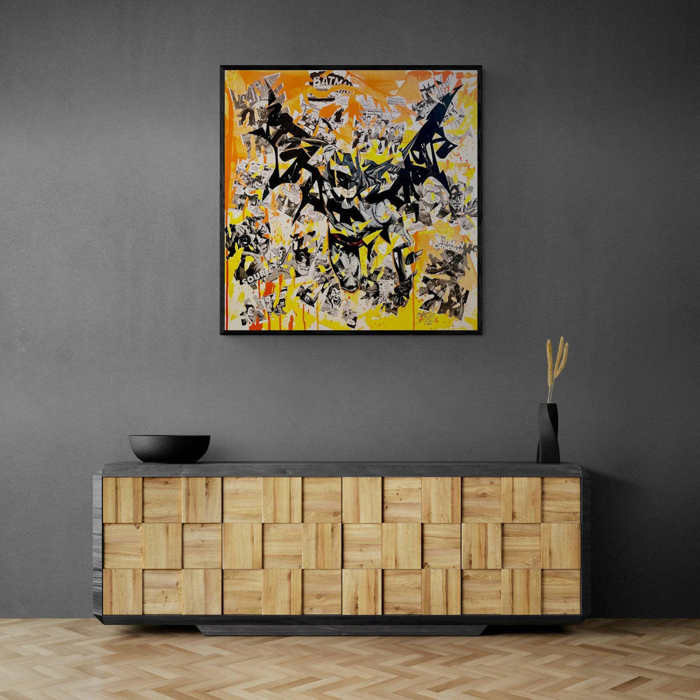 
                  
                    Batman (Original mixed-media on canvas) by Yoann Bonneville - Signature Fine Art
                  
                
