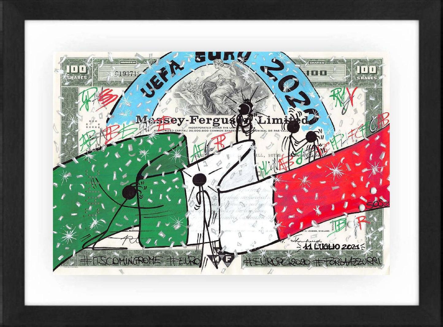 Campioni d'Europa by SOS (Save Our Souls) - Signature Fine Art