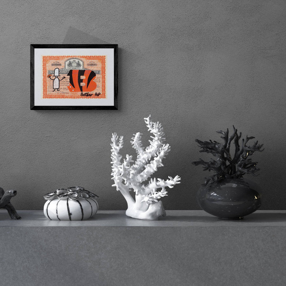 Cincinnati Bengals by Botero Pop - Signature Fine Art