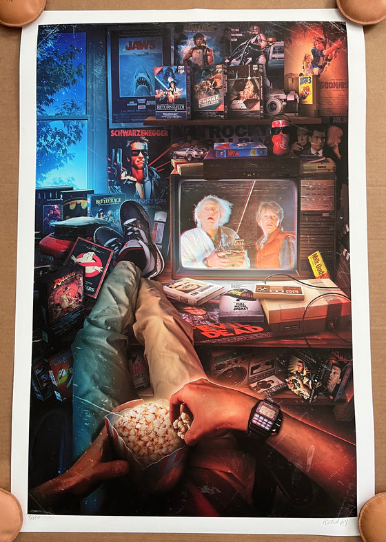 Tribute to the 80s’ Movies by Rachid Lotf - Signature Fine Art