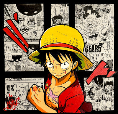 One Piece Luffy by Moya Uno by Moya Uno - Signature Fine Art