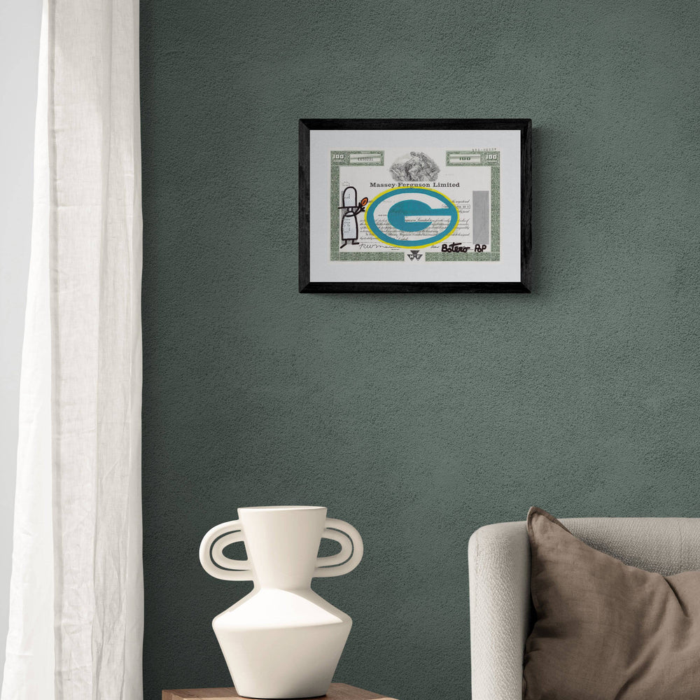 Green Bay Packers by Botero Pop - Signature Fine Art