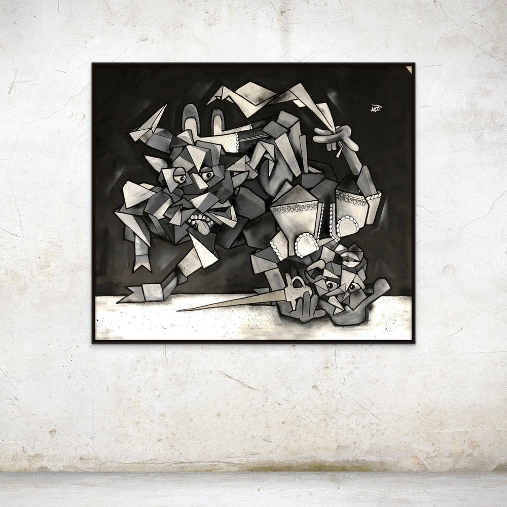 
                  
                    La Corrida (original Painting) by Aket - Signature Fine Art
                  
                