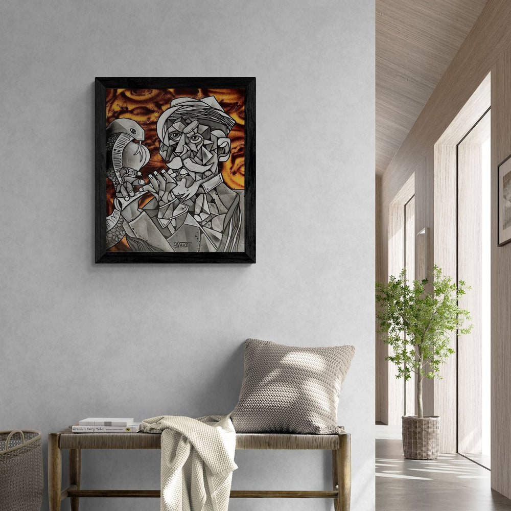 
                  
                    Le charmeur de serpents by Aket by Aket - Signature Fine Art
                  
                