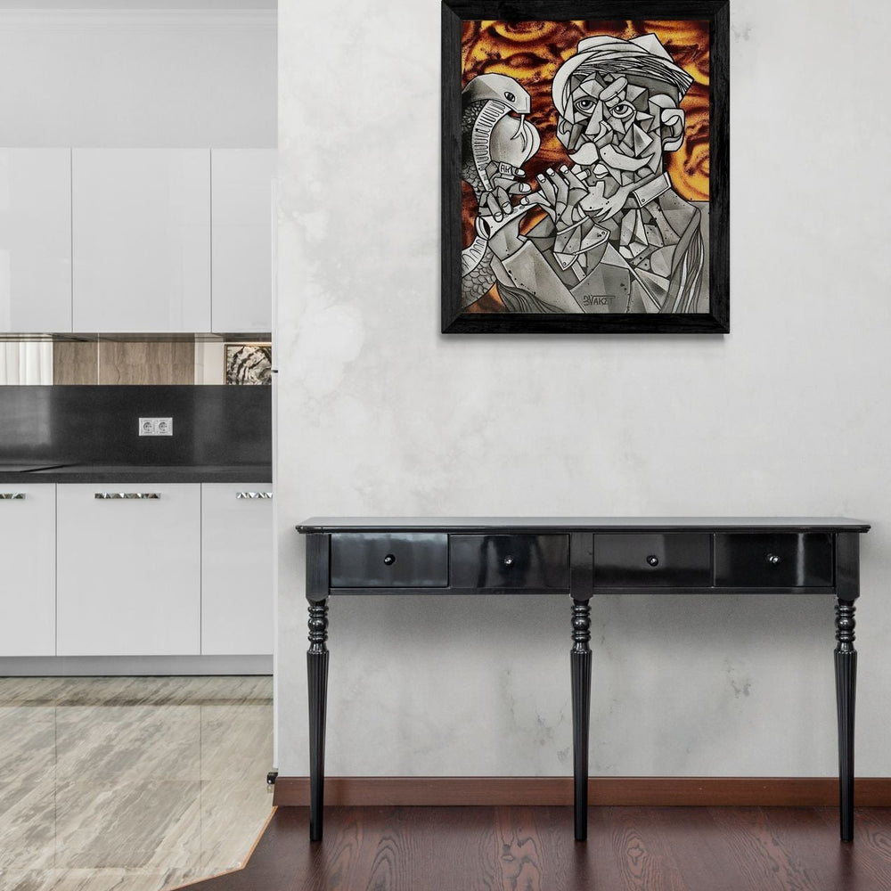 
                  
                    Le charmeur de serpents by Aket by Aket - Signature Fine Art
                  
                