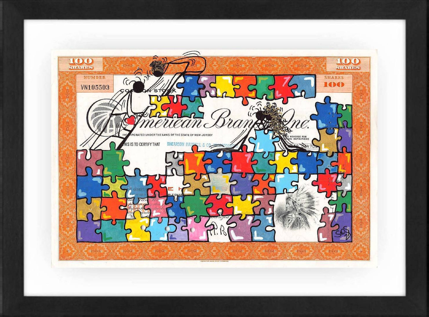 Life is a Puzzle by SOS (Save Our Souls) - Signature Fine Art