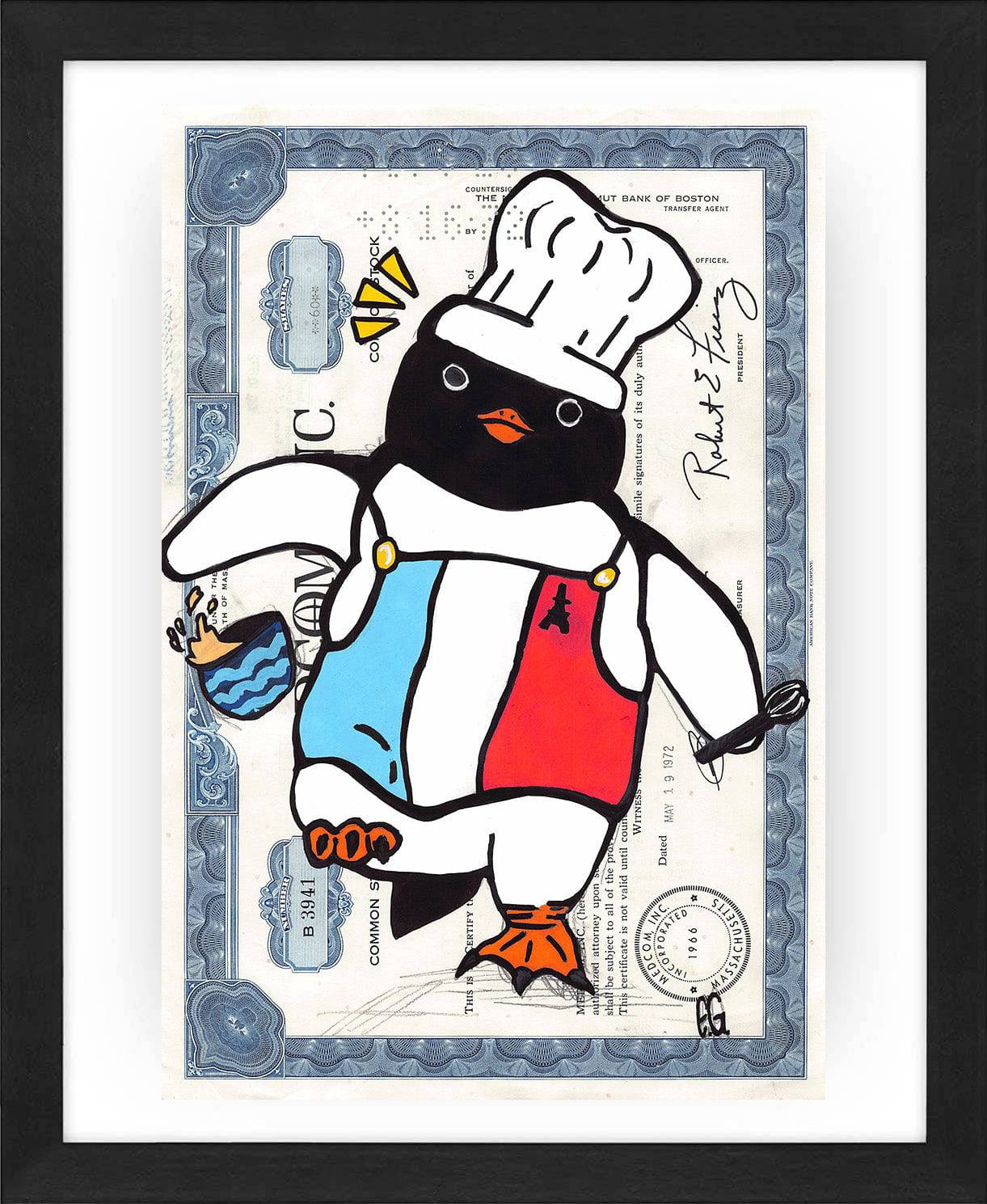 Master Chef Penguino by Eva - Signature Fine Art