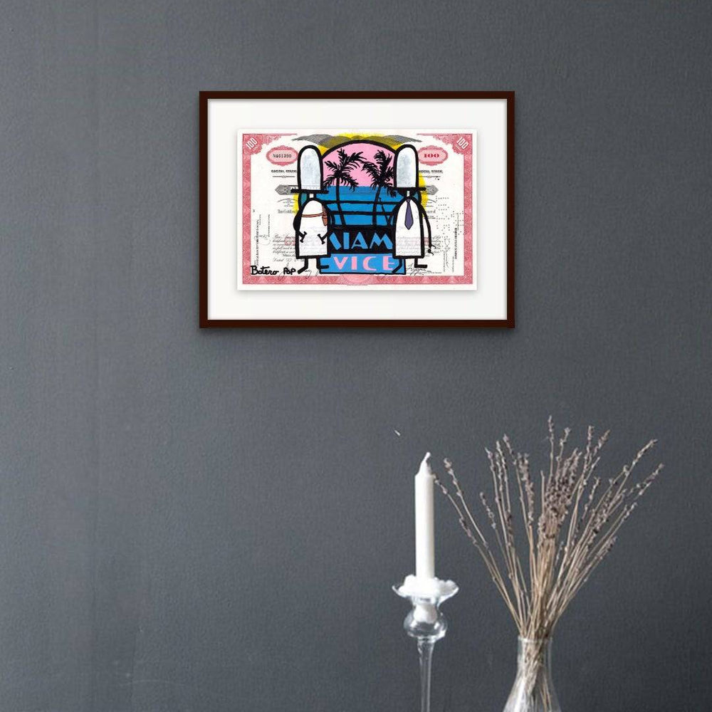 
                  
                    Miami Vice by Botero Pop - Signature Fine Art
                  
                