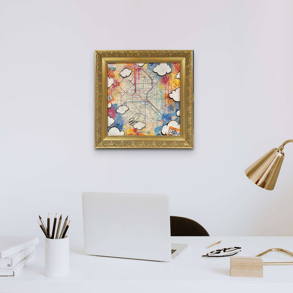 
                  
                    Paris Subway Map (Mixed Media) by Piotre - Signature Fine Art
                  
                