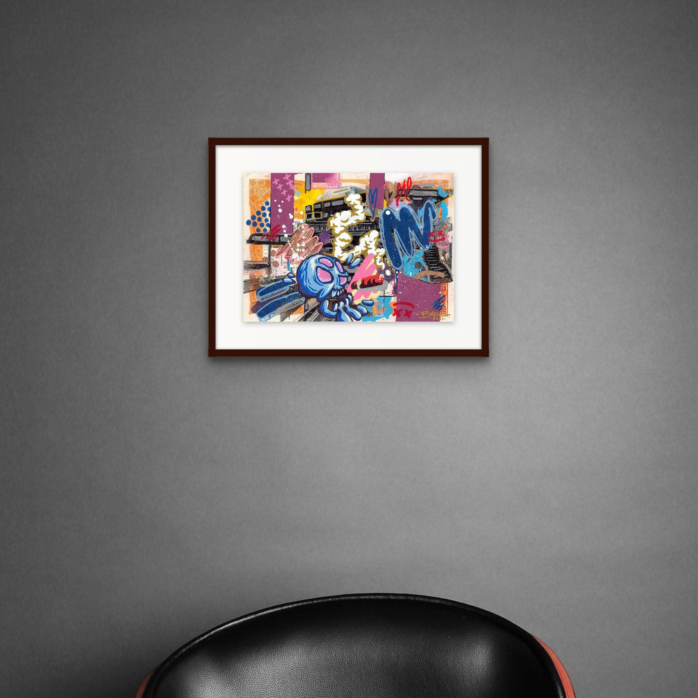 
                  
                    Smoking skull (avec Ig.B) - Limited Edition Print by Brunograffer - Signature Fine Art
                  
                