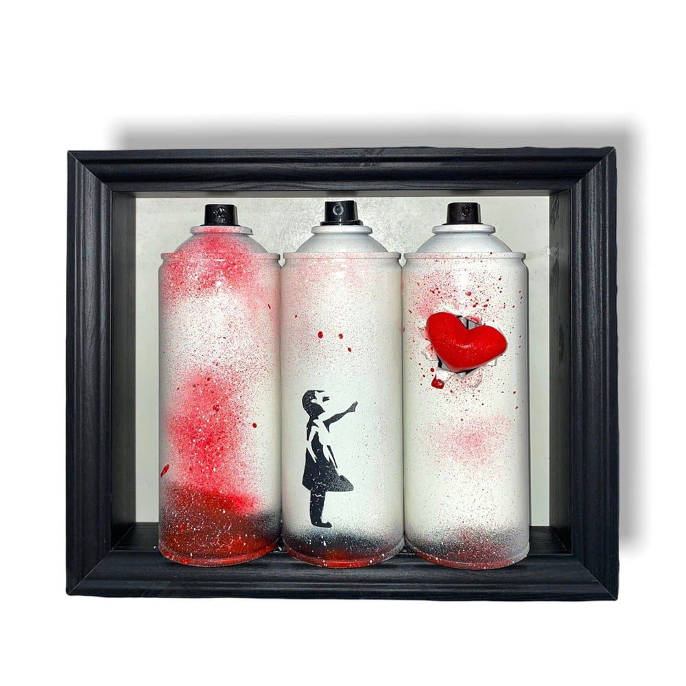 Spray Triple Bansky by With Art You by WithArtYou - Signature Fine Art