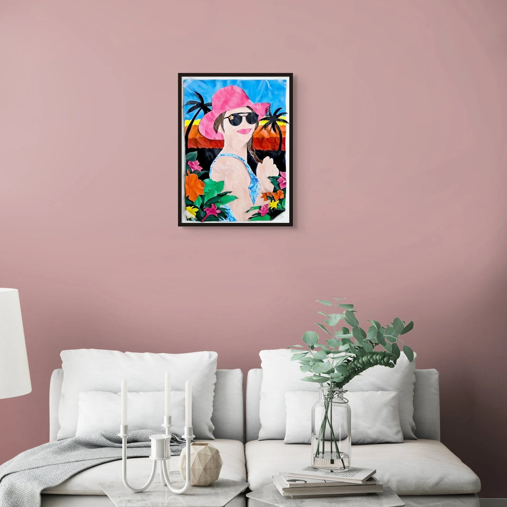 
                  
                    Sunset Paradise (trompe-l'oeil) by Jessica Renault
                  
                