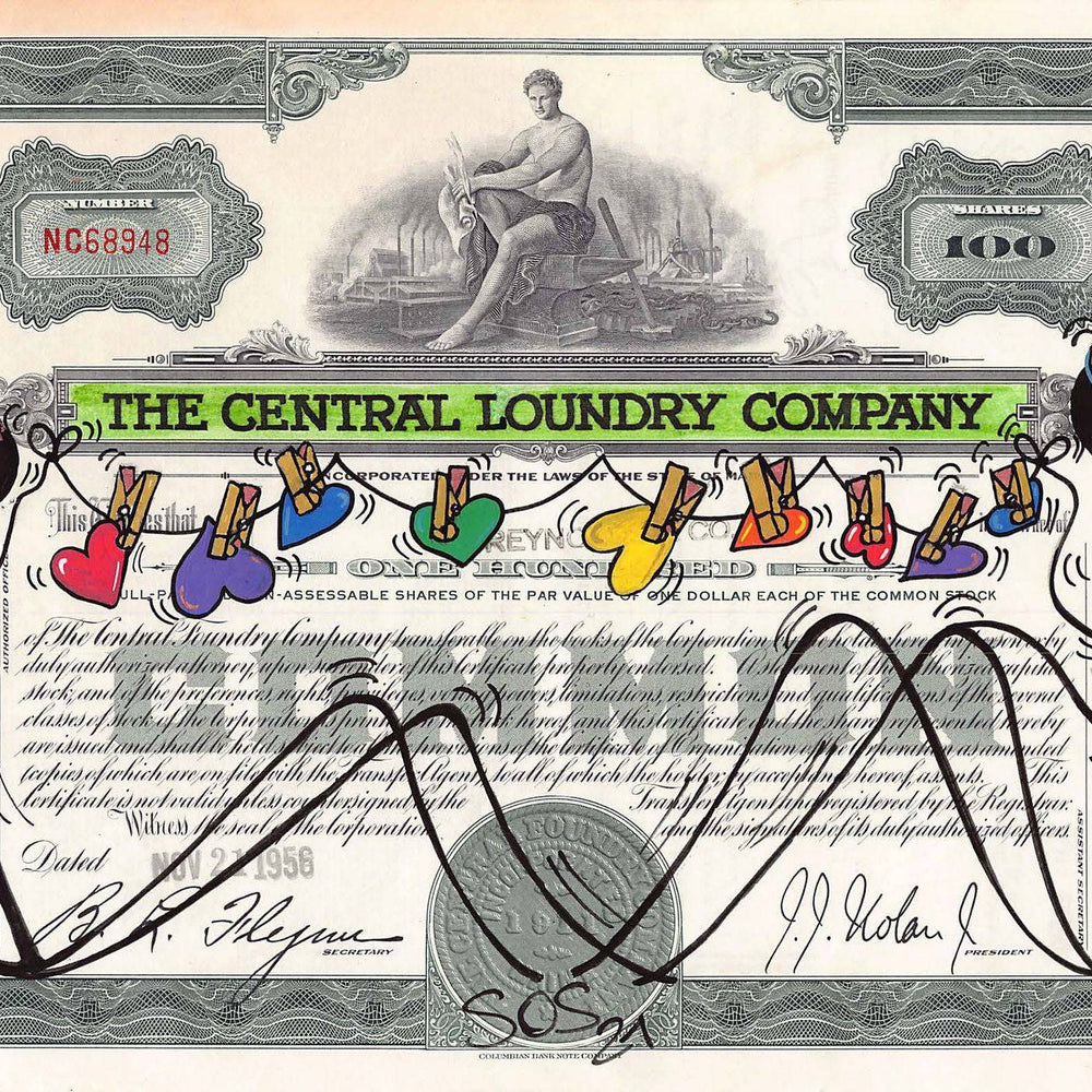 The Central Loundry Company by SOS (Save Our Souls) - Signature Fine Art