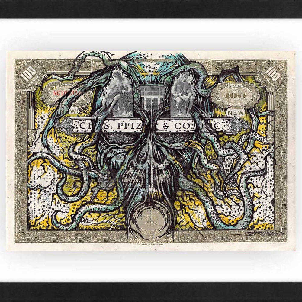 Their Curses Shall Raise The Leviathan by Stan Maksun - Signature Fine Art