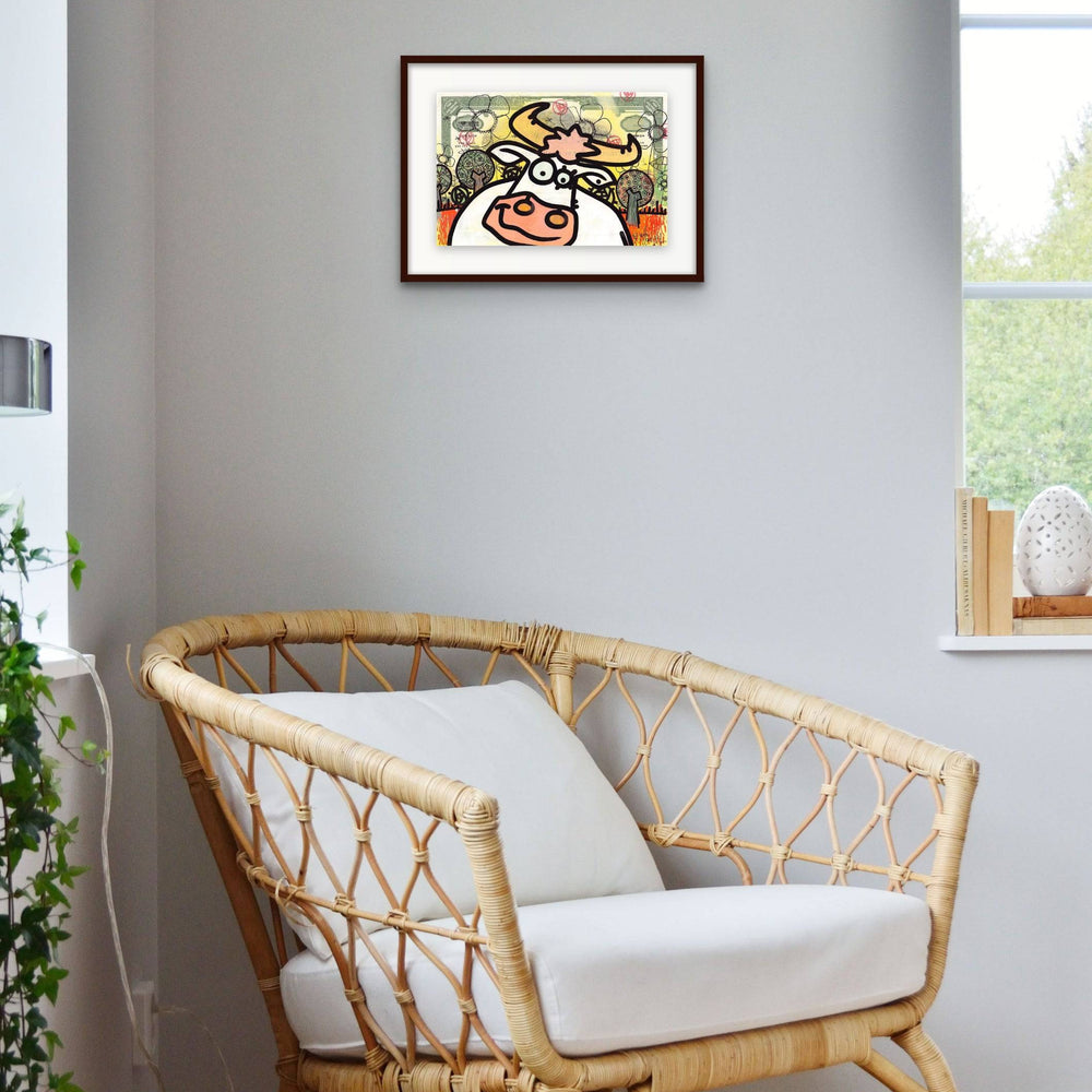 
                  
                    Vache Blanche by Micowel - Signature Fine Art
                  
                