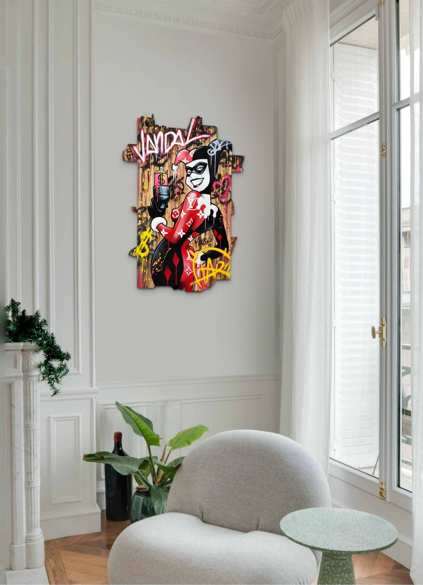 Vandal Harley Quinn by Daru - Signature Fine Art