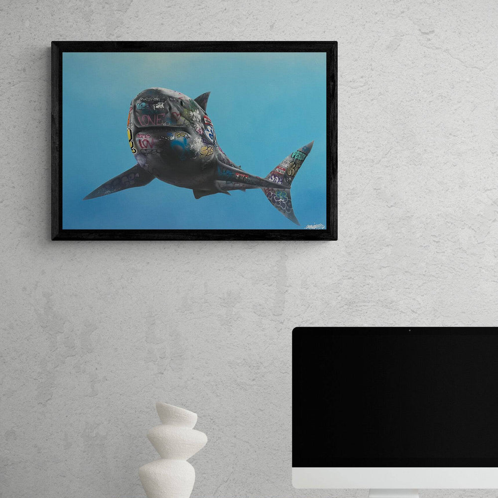 
                  
                    White Shark by Onemizer - Signature Fine Art
                  
                