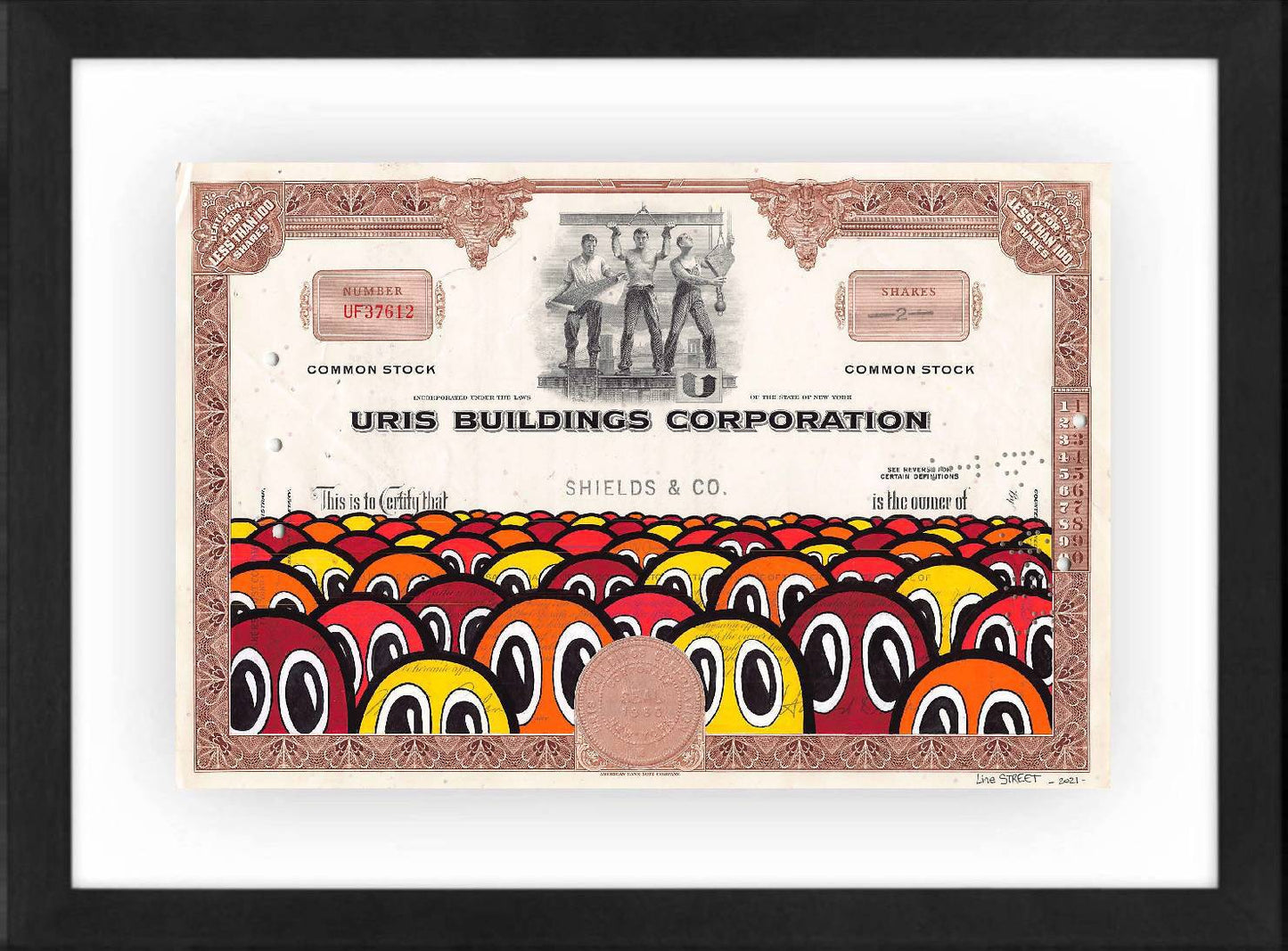Worker Certif BOU #3 by Line Street - Signature Fine Art
