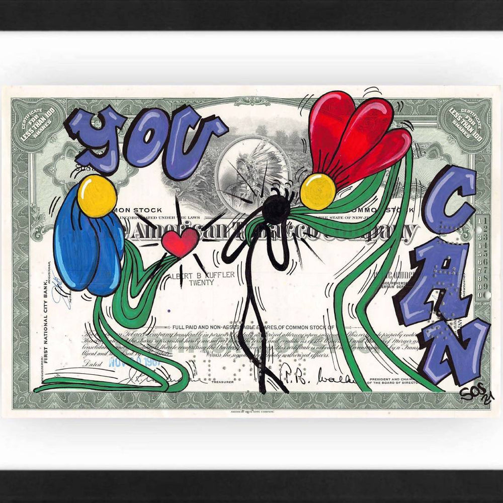 You can be the change by SOS (Save Our Souls) - Signature Fine Art
