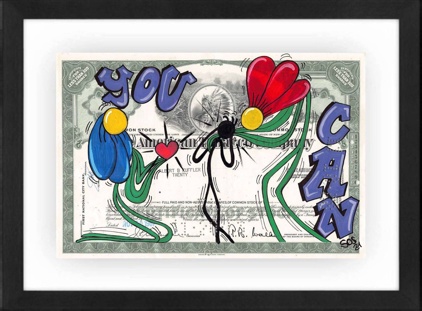 You can be the change by SOS (Save Our Souls) - Signature Fine Art