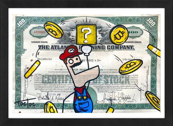 Mario Bitcoin par Toctoc