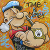 Popeye time is money by Daru - Signature Fine Art